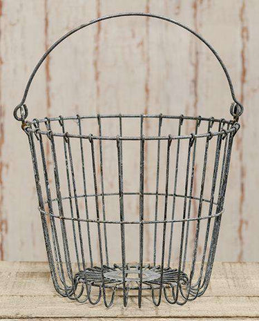 Galvanized Egg Basket, 11